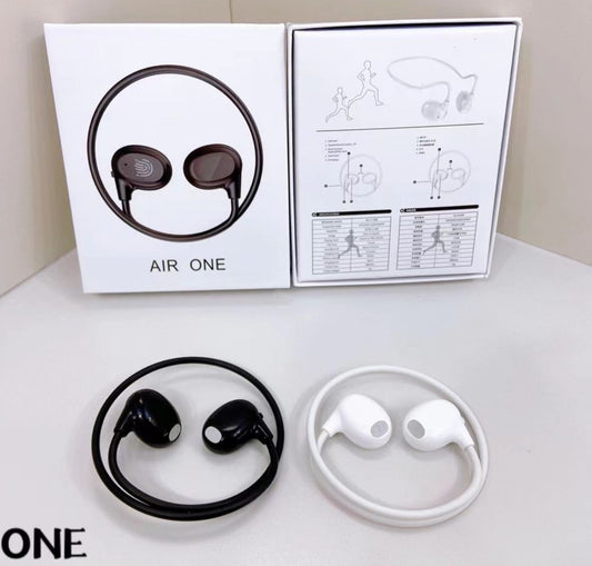 Air-One Light Auriculares de lujo con gancho para la oreja para correr Conducción de aire Auriculares inalámbricos Bluetooth Resistencia ultralarga Detección de huesos Explosión Auriculares para colgar en la parte trasera